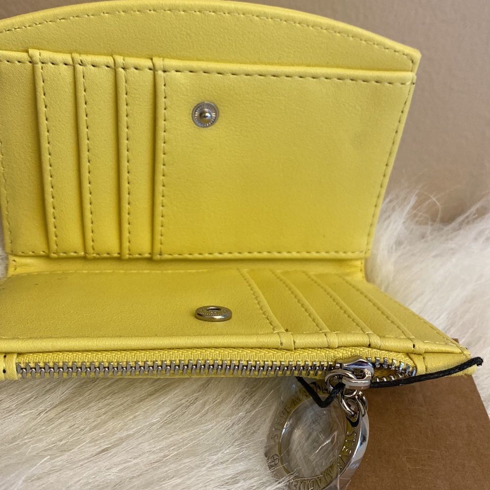 NWT Steve Madden (BCASEY) Wallet - Yellow - Picture 7 of 11